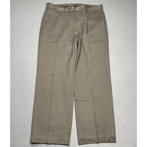 Lauren Ralph Lauren Dress Pants Mens 34x29 Chocolate Brown Straight Leg Trouser